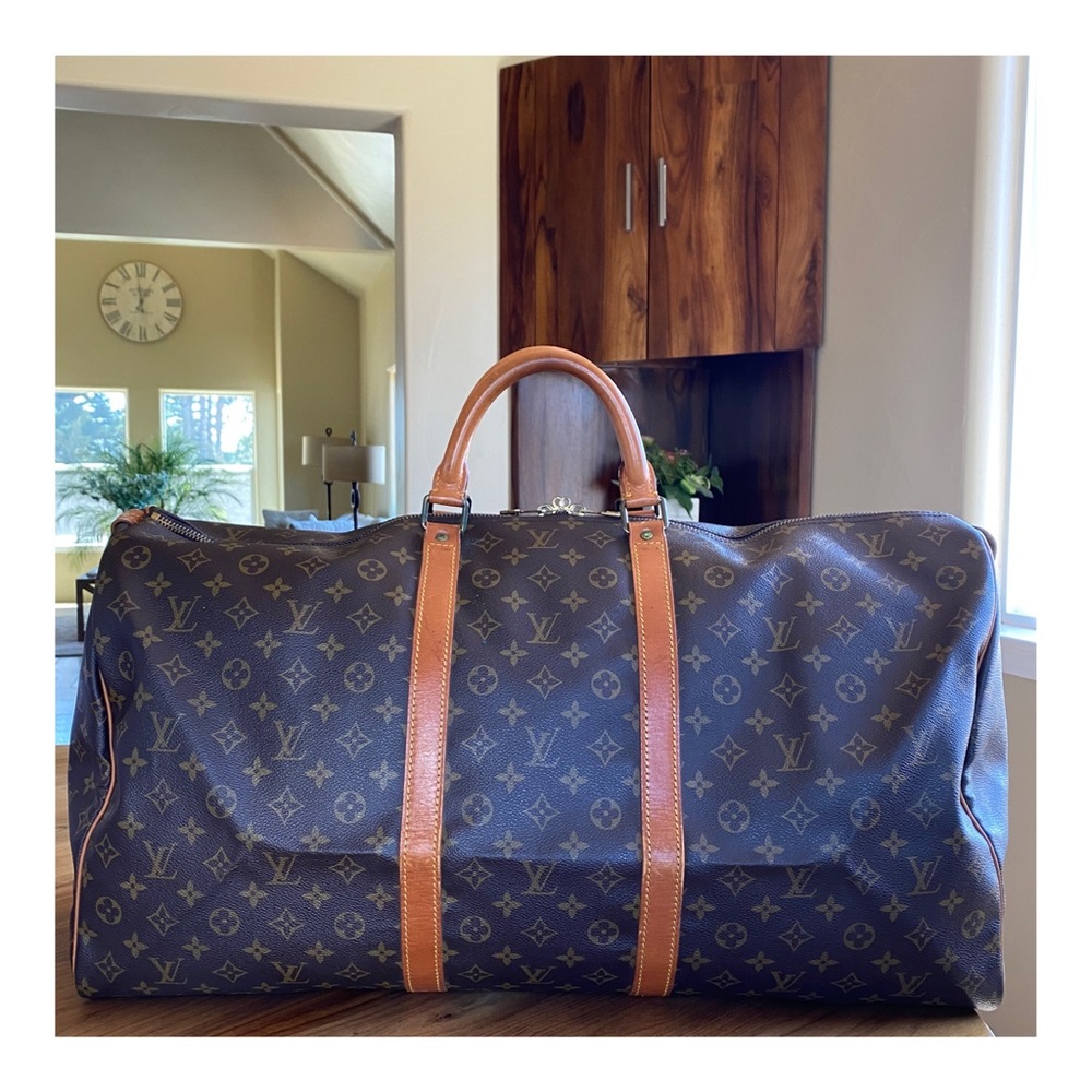 AUTHENTIC LOUIS VUITTON KEEPALL 60 DUFFLE BAG